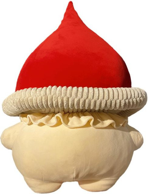Yiran Health & Beauty Pilz-Stofftier, rotes Cartoon-Pilz-Quetschies, Puppe, 45cm - Bild 1