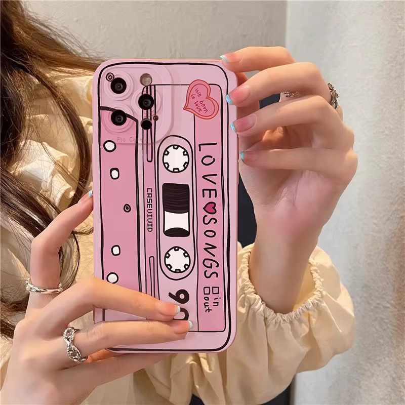 Scribble Tape Design Handyhülle für Samsung Galaxy S26 S25 S24 S23 S22 Ultra 5G S24 FE A17 A37 A57 A15 A35 A55 A16 A06 in Pink - Bild 3