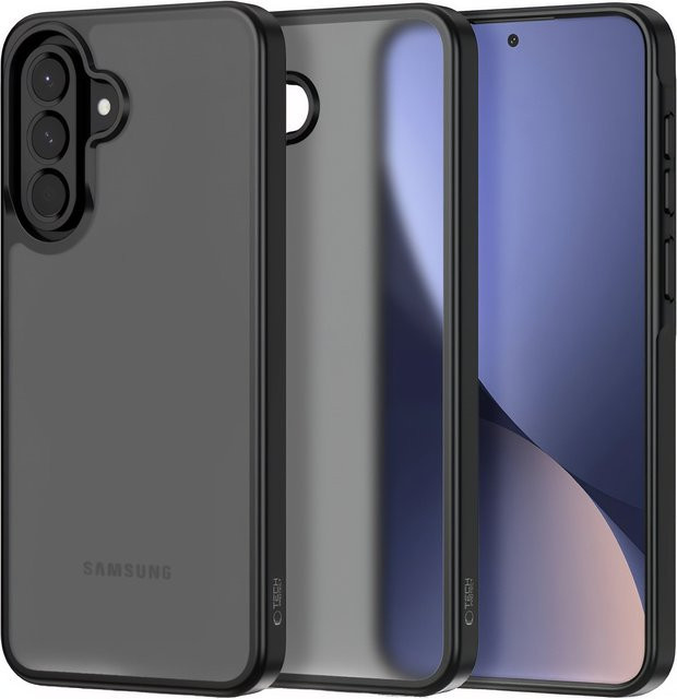 Tech-Protect Handyhülle Magmat für Samsung Galaxy A37 5G, A56, A566, A36 und A366 in Matt Schwarz - Bild 1