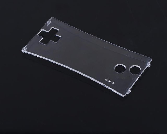 Transparente Frontabdeckung für deine Nintendo Gameboy Micro GBM Konsole inklusive Schutzfolien-Set - Bild 1