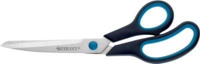 Westcott Universalschere Easy Grip in Schwarz, Länge: 23,5 cm - Bild 1