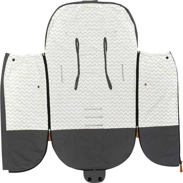Fillikid Sommerfußsack Light Big für Kinderwagen, Buggy und Sportwagen, Grau - Bild 1