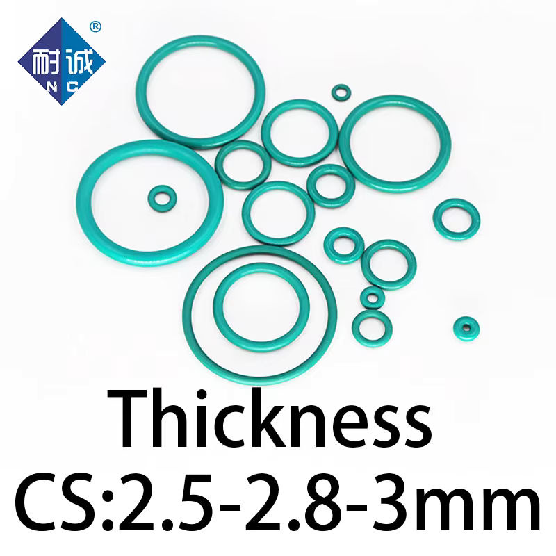 O-Ring Dichtung aus grünem Fluorkautschuk FKM mit einer Dicke von 2,5 mm, 2,8 mm oder 3 mm - Bild 2