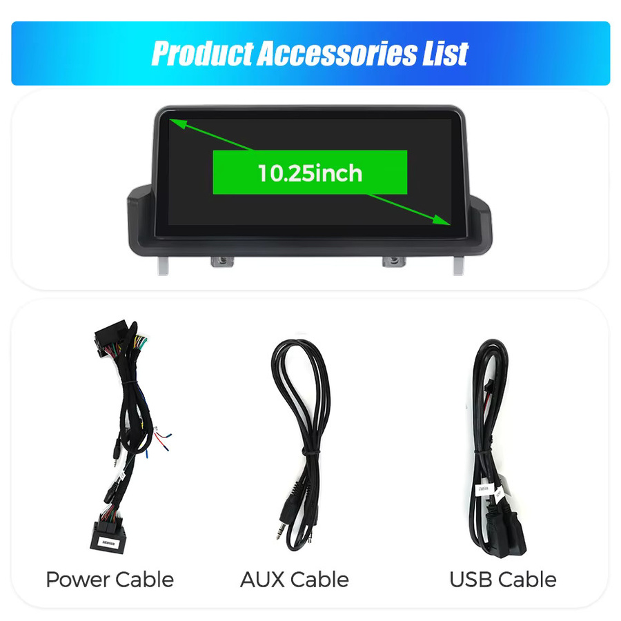 MEKEDE Linux Autoradio mit Wireless CarPlay und Android Auto für BMW 3er Serie E90 E91 E92 E93 (2005-2012), Schwarz, mit Bluetooth, WiFi und GPS-Navigation - Bild 6