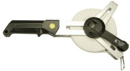 Alarm Werkzeuge Maßband 20m in Weiß aus Glasfaser und Metall