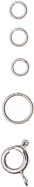 Rico Design Federring Set, silber, Unisex - Bild 1