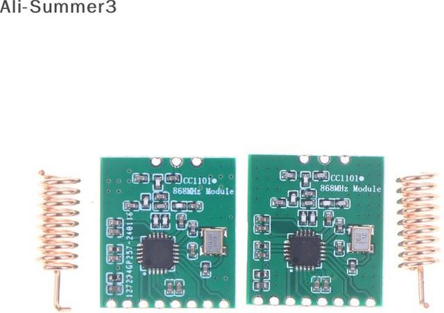 CC1101 Drahtloses Modul für Fernübertragung mit 868MHz, SPI-Schnittstelle und Low Power Technologie, Grün - Bild 1