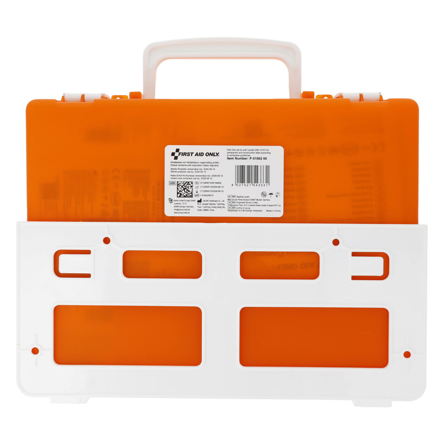 First Aid Only Erste Hilfe Koffer in Orange aus Kunststoff zur Wandmontage - Bild 2