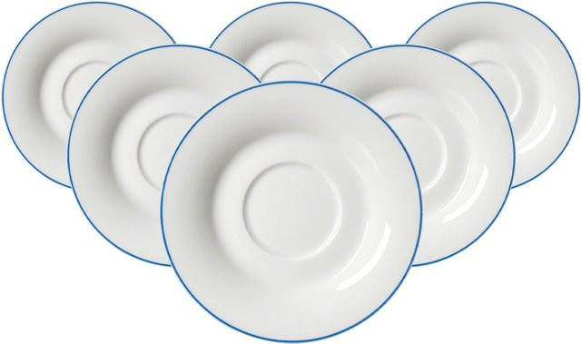 Ritzenhoff & Breker Teeuntertassen Ostfriese, 6er Set, Weiß, Durchmesser: 12,5 cm - Bild 1