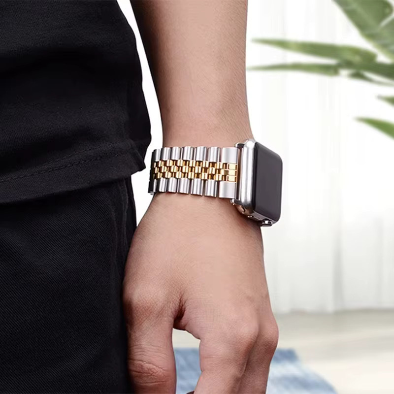 Uhrenarmband Edelstahl, Silber, Unisex - Bild 4