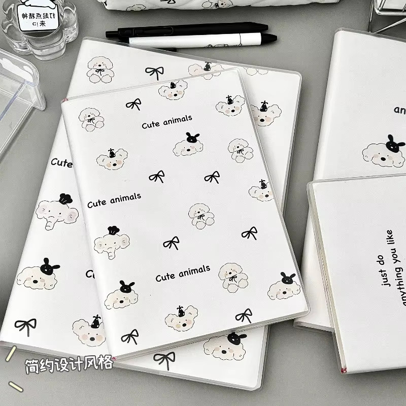Original Simple Animal A5 Notizbuch mit Softcover und Gummi-Elementen in Weiß - Bild 2