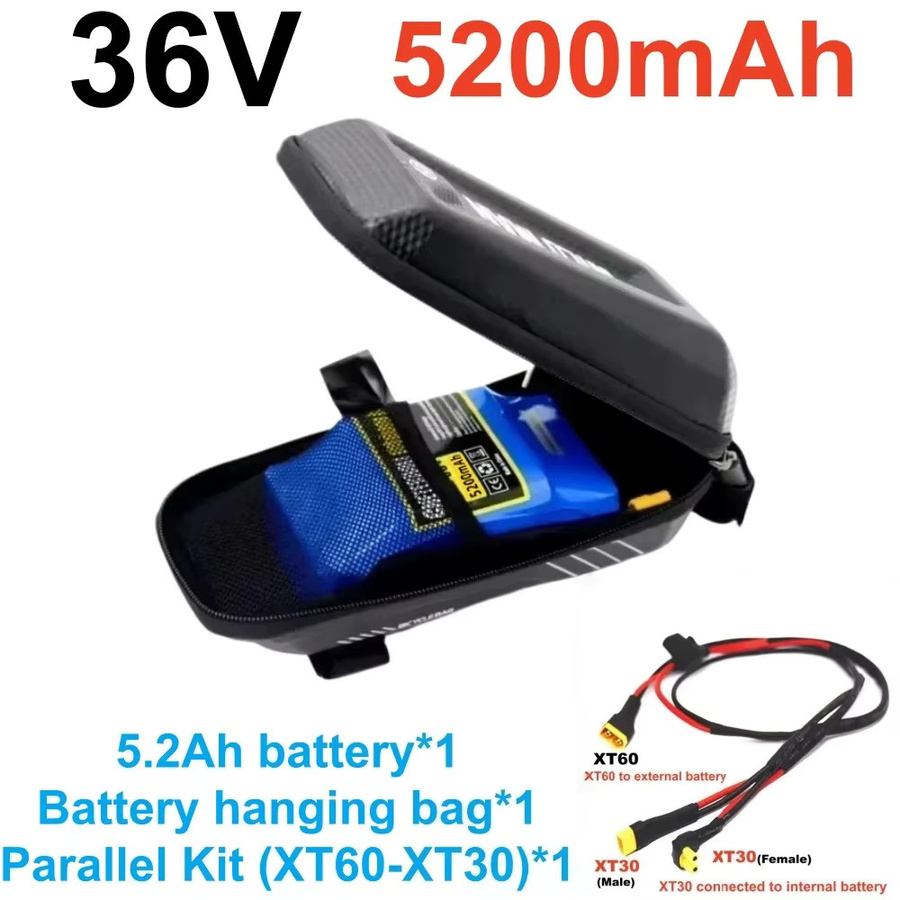 Xiaomi Zusatz-Akku 36V 5200mAh Reichweiten-Upgrade-Kit inklusive Tasche für Xiaomi M365 PRO PRO2 1S Mi3 Elektroroller in Schwarz - Bild 6