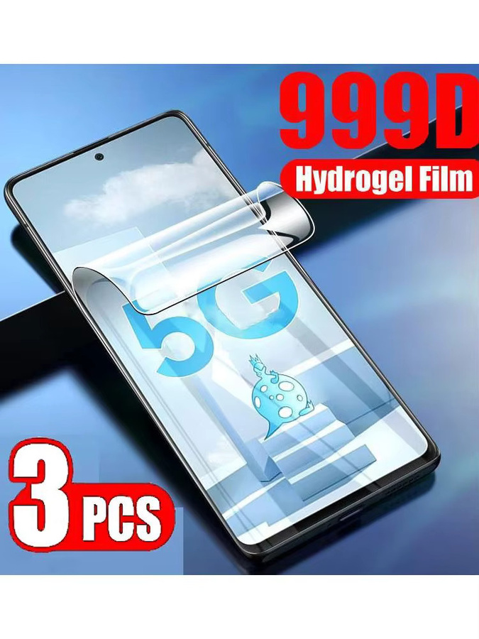 3er-Set Hydrogel-Displayschutzfolien für Samsung Galaxy A55 A54 A15 A34 A14 A13 A53 A52 A12 A33 A23 A32 A73 A03 A50 A70 A21S, transparente Vollabdeckung - Bild 6