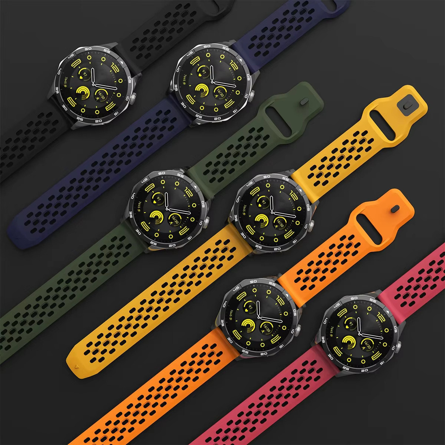 Geekthink Uhrenarmband Silikon, Weiß, Unisex - Bild 3