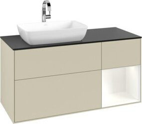 V&B Waschtischunterschrank Finion in Grau lackiert, Breite: 120 cm, Tiefe: 50,1 cm, Höhe: 50,1 cm - Bild 1