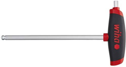 Wiha Stiftschlüssel mit Kugelkopf und Seitenabtrager, Sechskant 6mm, Silber - Bild 1