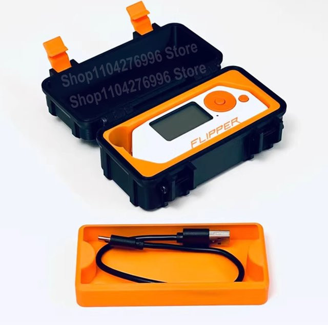Tragbare Schutzhülle für Flipper Zero, stoßfeste und staubdichte Aufbewahrungsbox aus 3D-gedrucktem PETG in Weiß - Bild 1