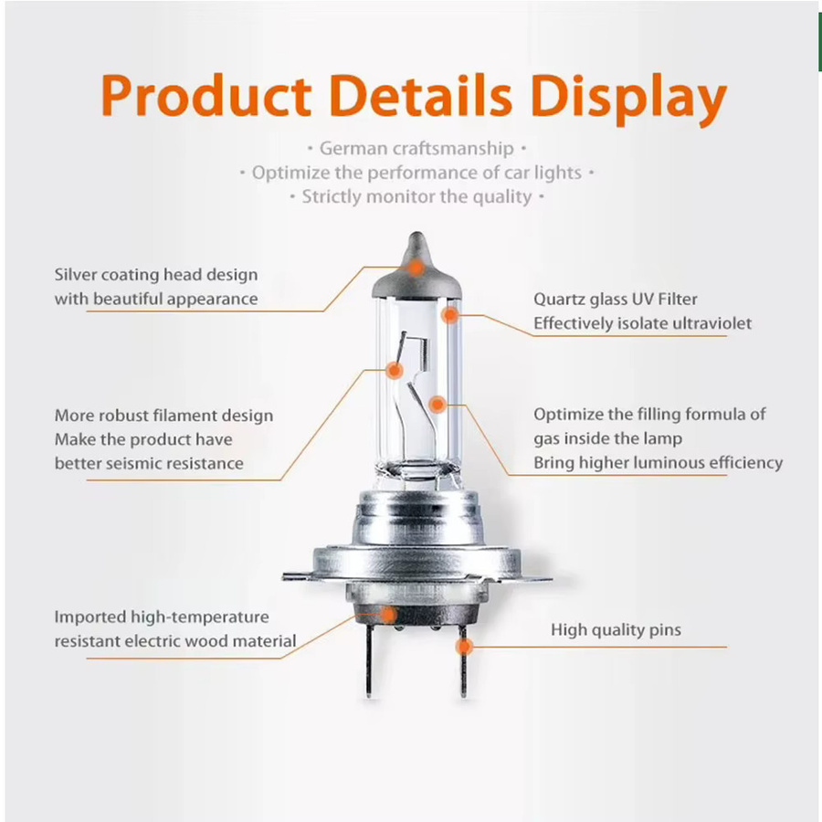 Osram Original Halogen-Scheinwerferlampen Set H4 12V 60/55W, H7 12V 55W und H11 12V 55W Long Life - Bild 2