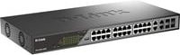 D-Link Switch DSS-200G-28MP/E in Schwarz mit Ethernet/LAN-Anschlüssen - Bild 1