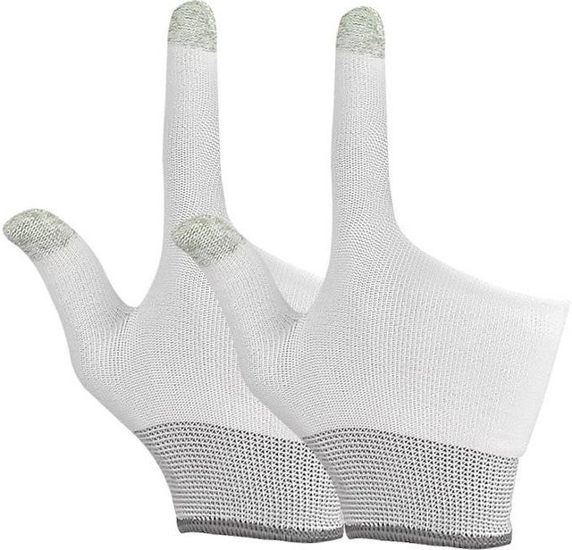 Trimalchio Mobile Game-Handschuhe Weiß – Schweißfeste Daumen-Fingerspitzen-Überzüge für nahtlose Touchscreen-Steuerung - Bild 1