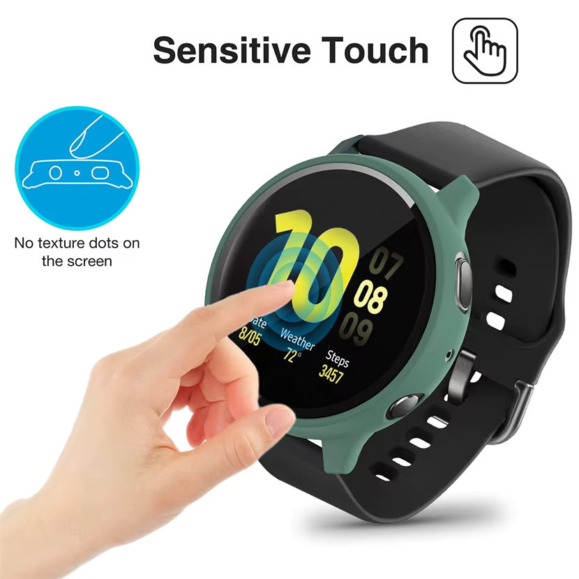 NEY Displayschutzhülle für Samsung Galaxy Watch Active 2, 44 mm, 40 mm, Glas - Bild 2