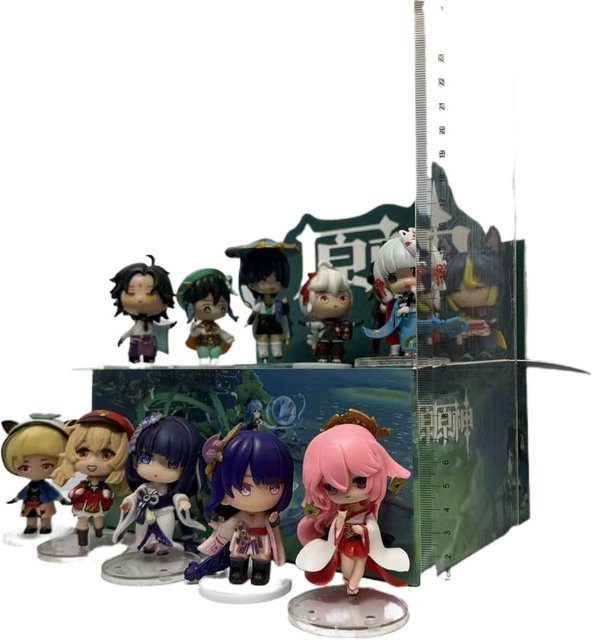 Bandai Genshin Impact Charakter-Blindbox, Mini-PVC-Figuren, Set / Bundle - Bild 1