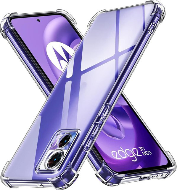 Stoßfeste transparente Schutzhülle für Motorola MOTO Edge 30 40 50 60 Fusion Pro Ultra Neo - Bild 1
