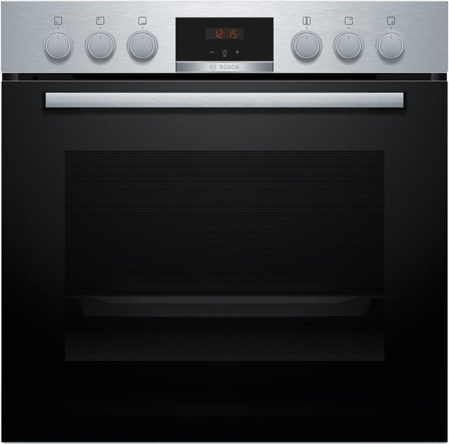 Bosch Serie 4 Einbau Elektro-Herd HEA513BS4 in Edelstahl mit 71 l Volumen, Breite: 59,4 cm - Bild 1