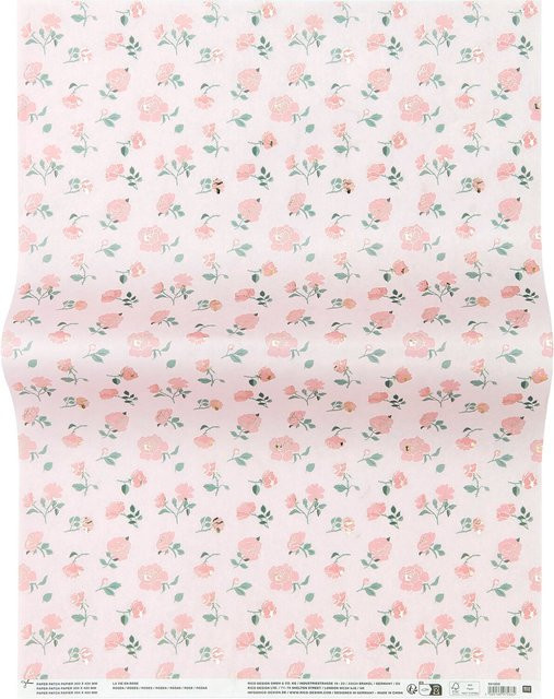 Rico Design Paper Patch Papier mit Rosenmuster - Bild 1