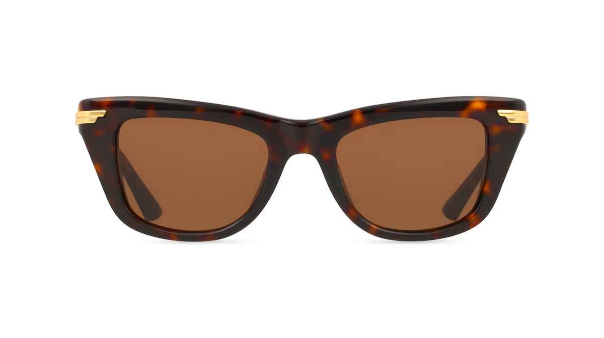 Bottega Veneta BV1369S Sonnenbrille Vollrand, Quadratisch, Acetat, braun, Damen - Bild 1