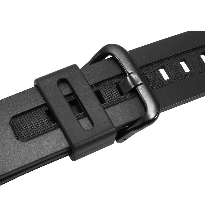 Casio Uhrenarmband, Silikon, Schwarz, Herren - Bild 2