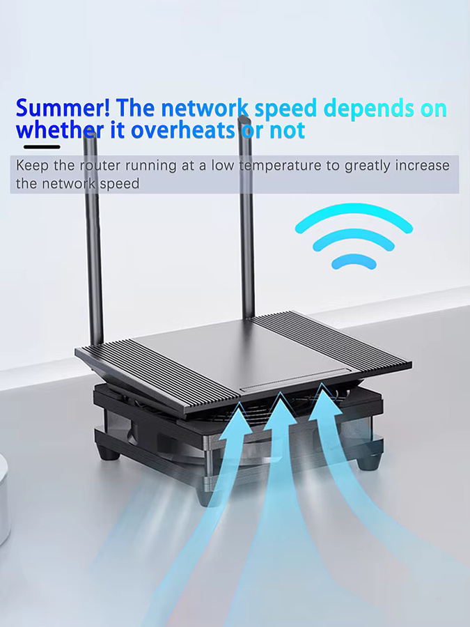 AuyiHomu Leiser USB-Kühllüfter 120mm in Schwarz für Router, Modem, TV-Box, PS5 und PC mit USB-A Anschluss - Bild 6