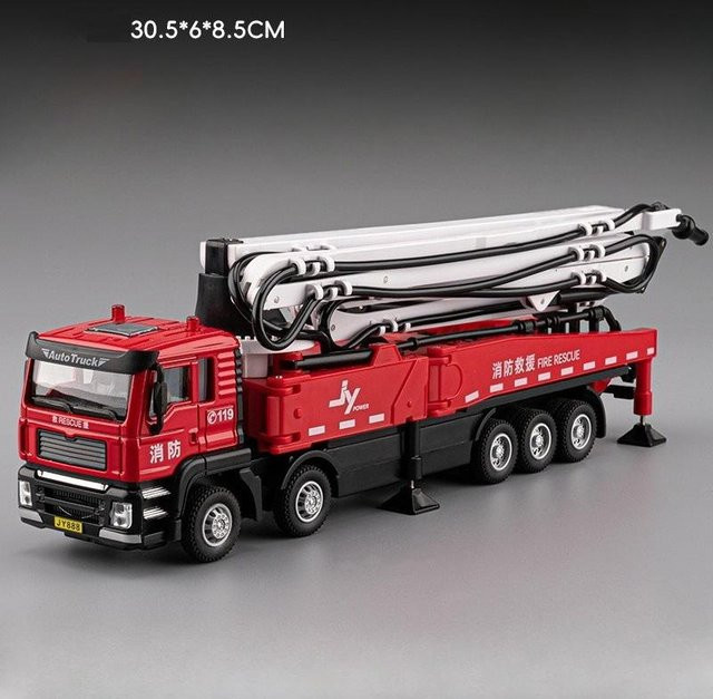 Linyi toy car Zementpumpe LKW, Diecast Modell, 1:32, mit Licht und Musik, ab 14 Jahren - Bild 1