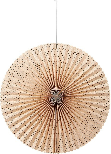 Broste Copenhagen Anhänger Rosette Stella in Natural aus Papier, Durchmesser: 60 cm - Bild 1