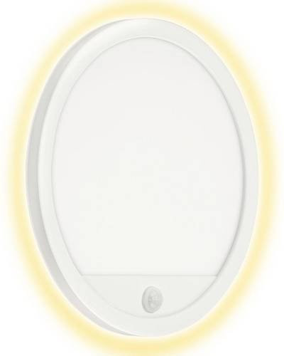 Telefunken Außenwandleuchte Weiß mit LED, Bewegungsmelder und Dämmerungssensor, IP44 - Bild 1