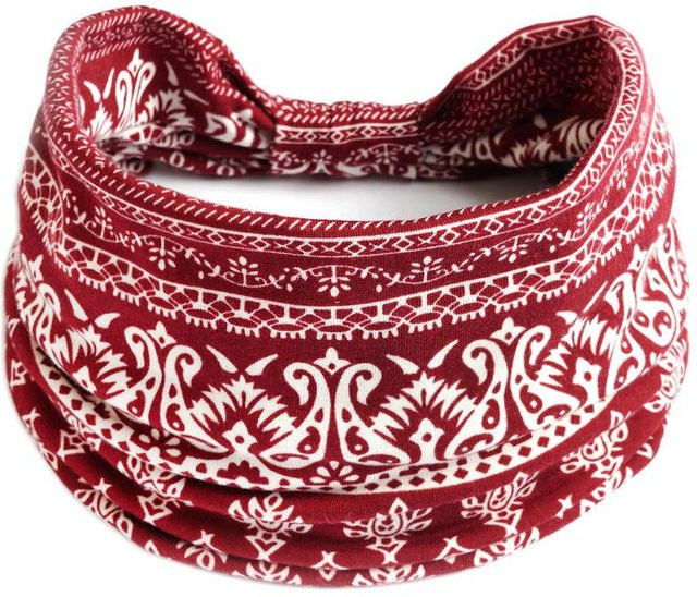 KaiTingu Stirnband, Baumwolle, Blumendruck, Damen - Bild 1