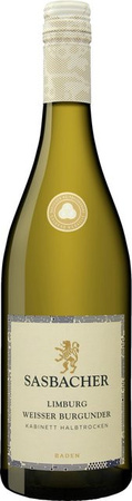 SASBACHER Winzerkeller Weißer Burgunder, Weißwein, Baden, 2024, halbtrocken, 0,75 l