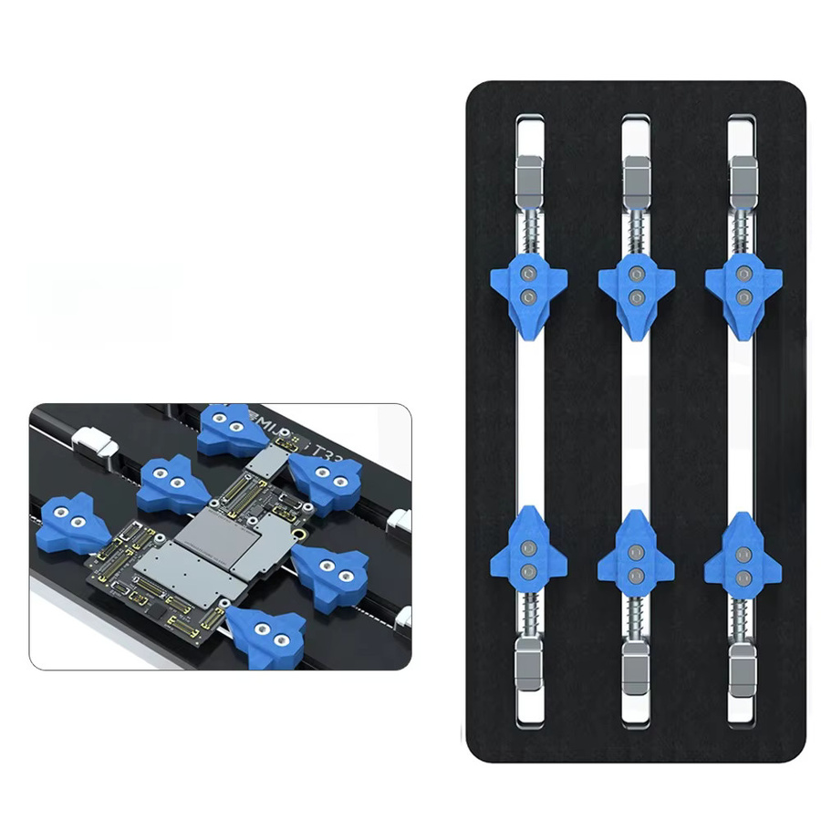Mijing T33 Pro Multifunktions-Drei-Achsen-Reparaturvorrichtung in Blau für Mobiltelefon, Computer, Motherboard, PCB und IC - Bild 7