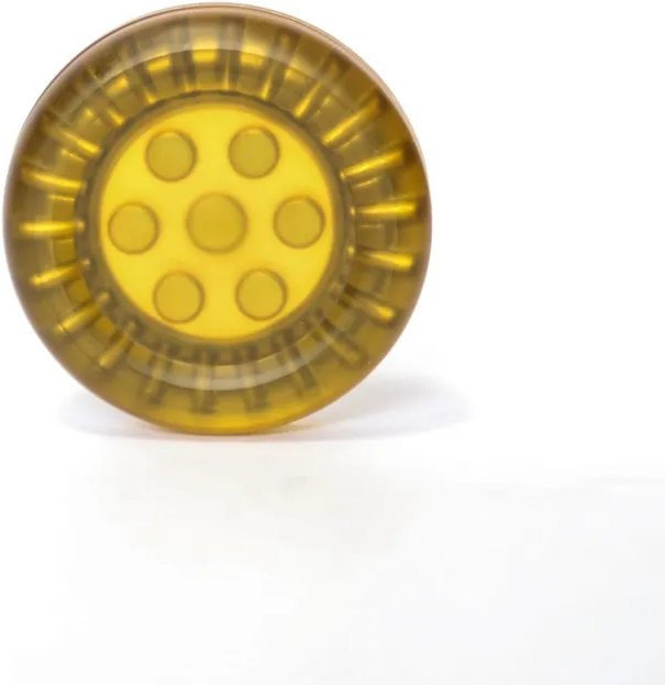 AHHLCLT Fidget Slider Münze, Bernstein PEI Material, Sensorisches Spielzeug - Bild 1
