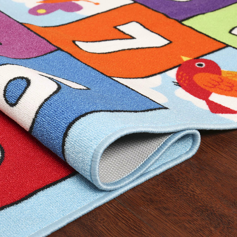 VIKAMA Kinderspielmatte mit Hüpfspiel-Motiv für Kinderzimmer und Wohnzimmer, Mehrfarbig - Bild 3