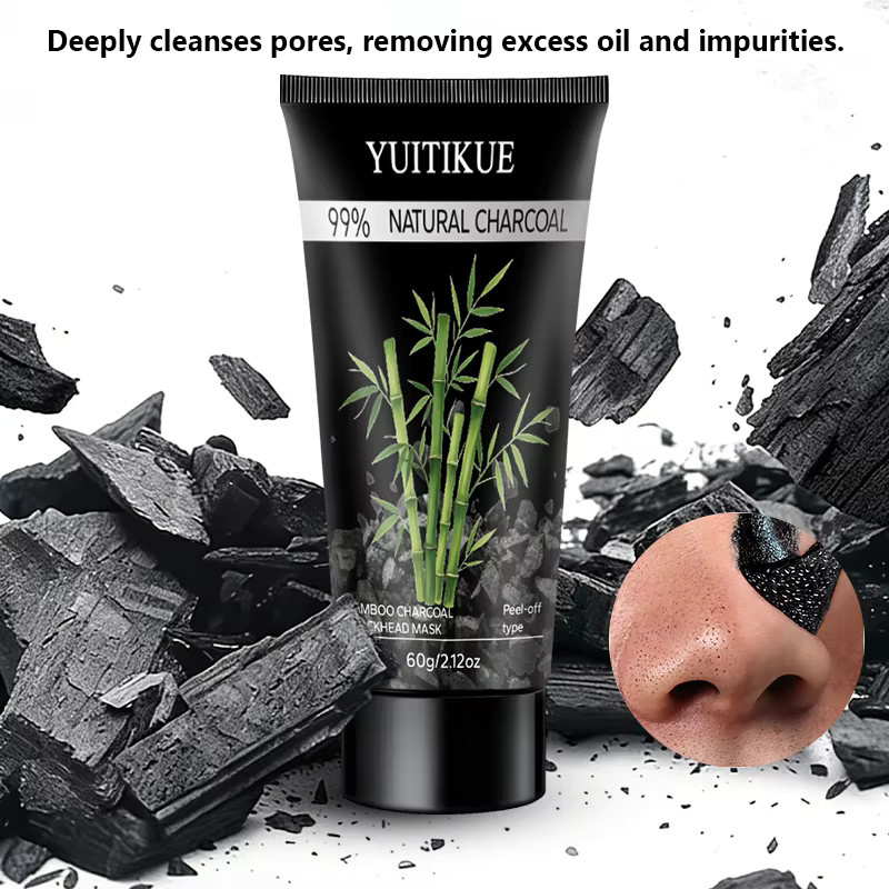 YUITIKUE Bambuskohle Peel-Off Maske, 60g, Gesichtspflege - Bild 5