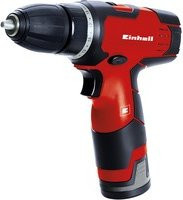 Einhell Akku-Bohrschrauber TH-CD 12-2 Li 12V in Rot/Schwarz inklusive 1,3 Ah Akku und Koffer - Bild 1