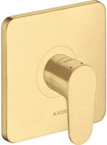 Hansgrohe Axor Citterio M UP Brause-Einhebelmischer Fertigset in Brushed Brass Gold - Bild 1