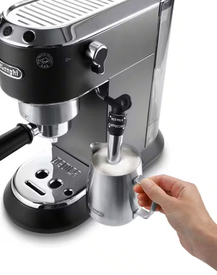 De'Longhi Dedica Style EC685.BK Espressomaschine mit Siebträger in Schwarz - Bild 4