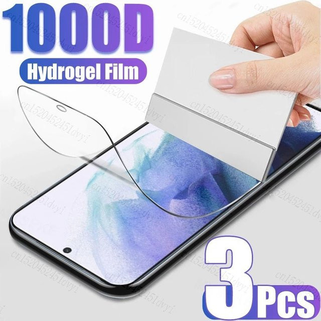 3er Pack Hydrogelfolie Displayschutzfolie für Samsung Galaxy S8 S9 S10 S10E S20 S21 S22 S23 Plus FE Ultra 5G in Transparent - Bild 1