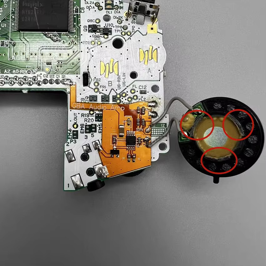 JCD Low Power Digital Volume Verstärker Modul für Gameboy Advance Color, Pocket, GBA, GBC und GBP zur Sound-Verstärkung - Bild 3
