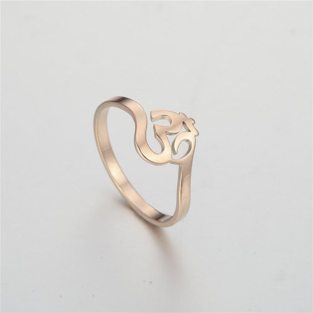 YULIN Fingerring Edelstahl, Roségold, Damen - Bild 1