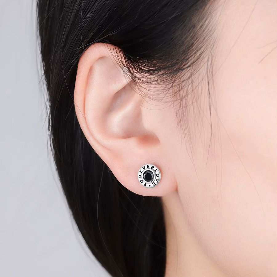 MISEFF Ohrstecker 925 Silber, Zirkonia, Damen - Bild 2