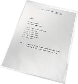 Leitz Sichthüllen Recycle DIN A4, transparent, 100 Stück - Bild 1