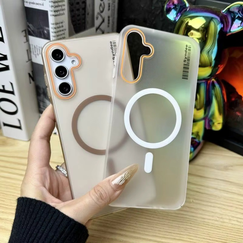 Premium Candy Color Frosted Magnetic Case Slim Cover für Samsung Galaxy A57 A56 A55 A54 A37 A36 A35 A34 A27 A26 A25 A24 A17 A16 A15 A14 in Purple - Bild 2